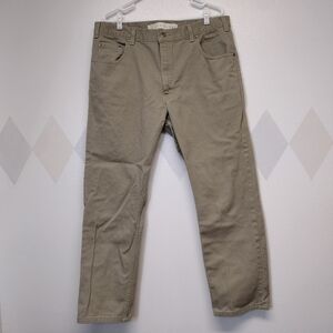 Arizona Jeans tan denim jeans 38x30